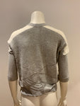 KAREN MILLEN Grey 3/4 dolman sleeves top sweater jumper Size 1 S small ladies
