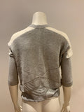 KAREN MILLEN Grey 3/4 dolman sleeves top sweater jumper Size 1 S small ladies