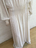 Talitha 'Fiona' off-white embroidered silk-crepe maxi dress Size M medium ladies