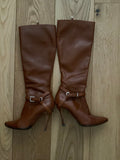 Ralph Lauren Collection Purple Label Knee High Brown Boots Size 39 US 9 UK 6 ladies