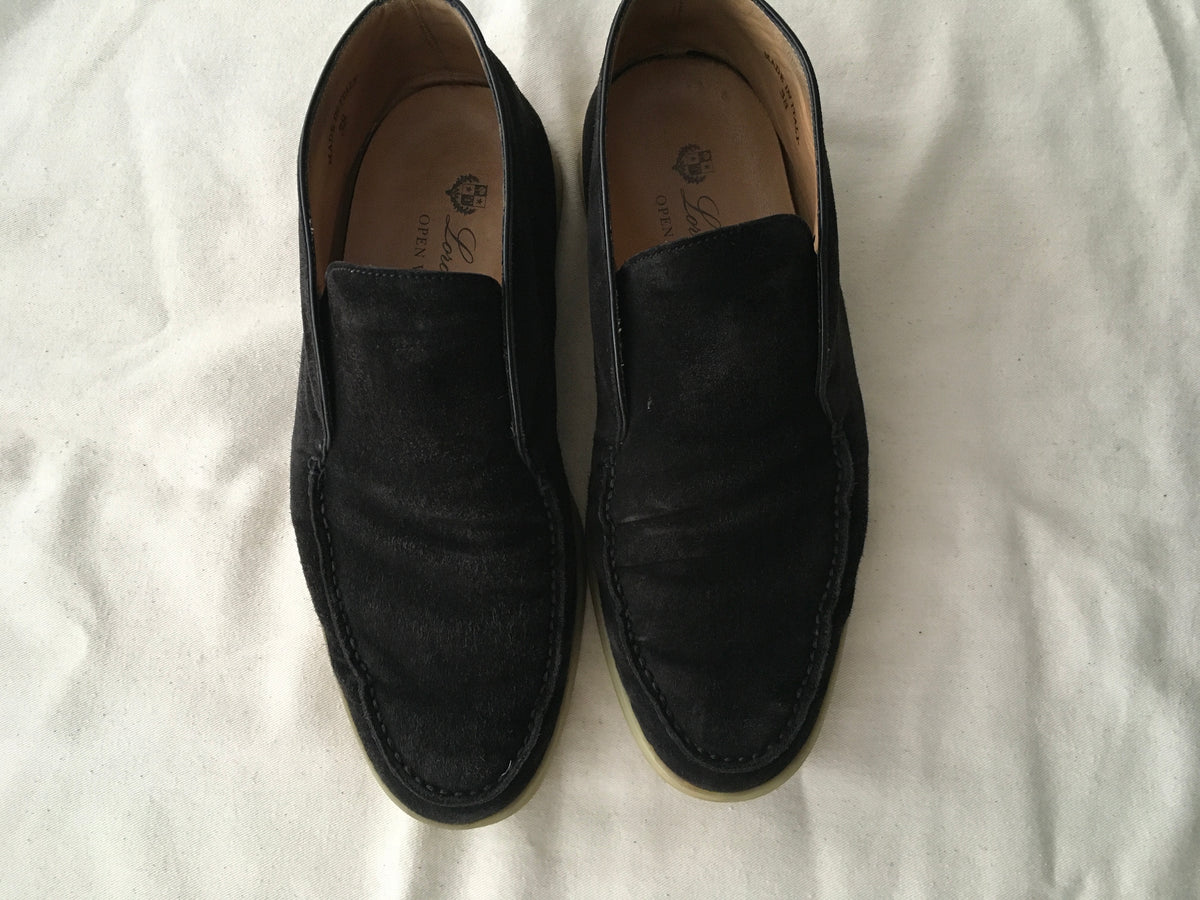 Loro Piana Brown Suede Open Walk Ankle Boots Size 38 ladies