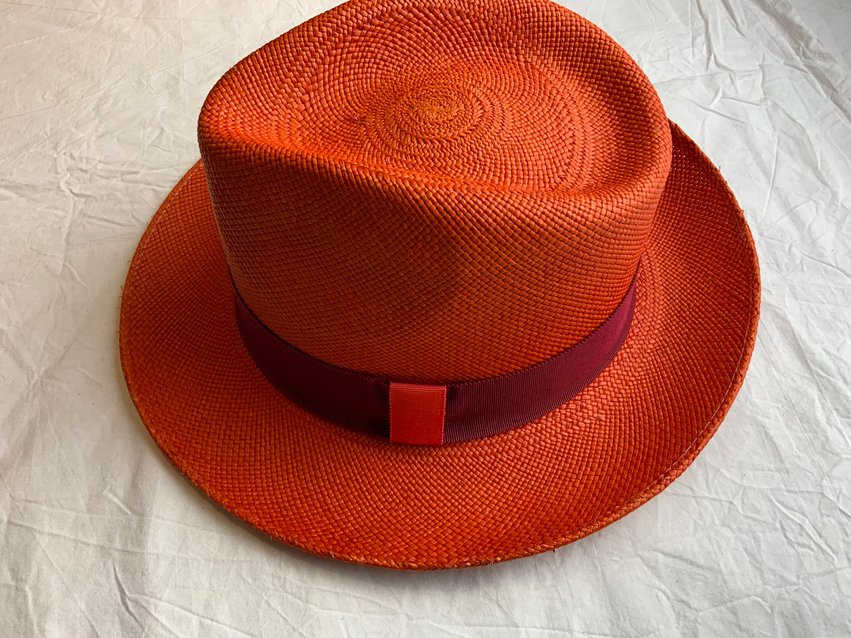 La Cerise Sur Le Chapeau - Natural Straw Hat Size 56 ladies