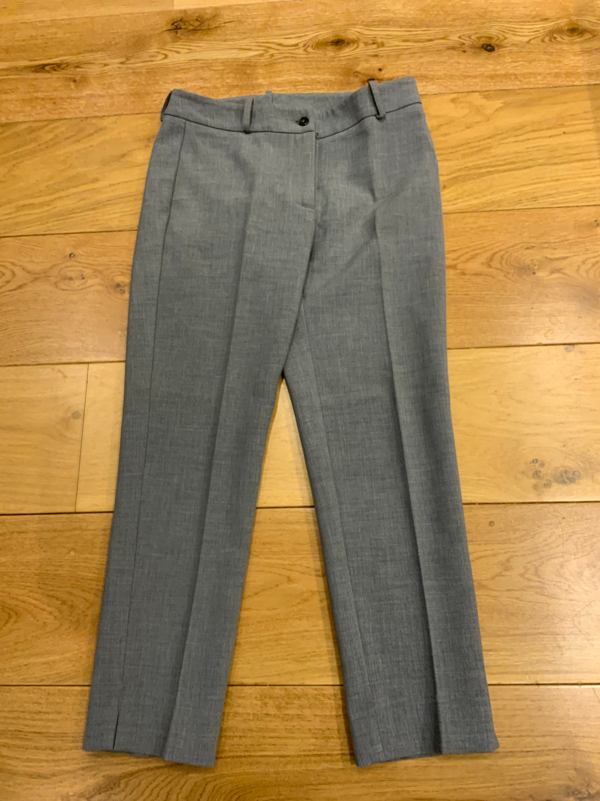 ROSSO 35 GENEVA Women's Grey Office Pants Trousers Size I 40 US 4 UK 8 ladies