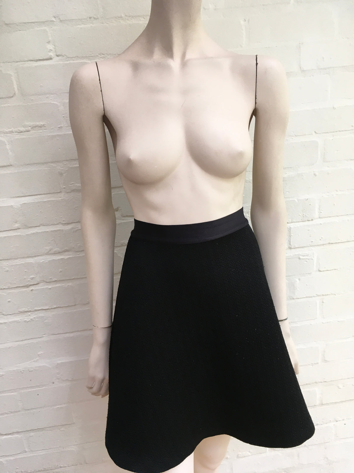 SANDRO Black Mini Skirt Size 3 L Large ladies