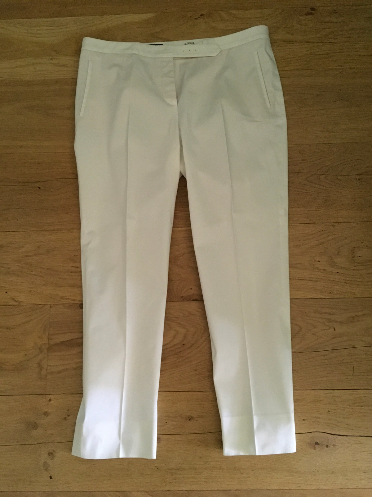 LORO PIANA Women's White Casual Trousers Pants I 46 UK 14 US 10 ladies