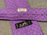 Hermès HERMES Paris Silk Purple Rope Print Tie 5561 MA 100% AUTHENTIC Men