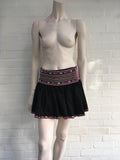 ISABEL MARANT Runway Women's Black Saxen Embellished Cotton Mini Skirt LADIES
