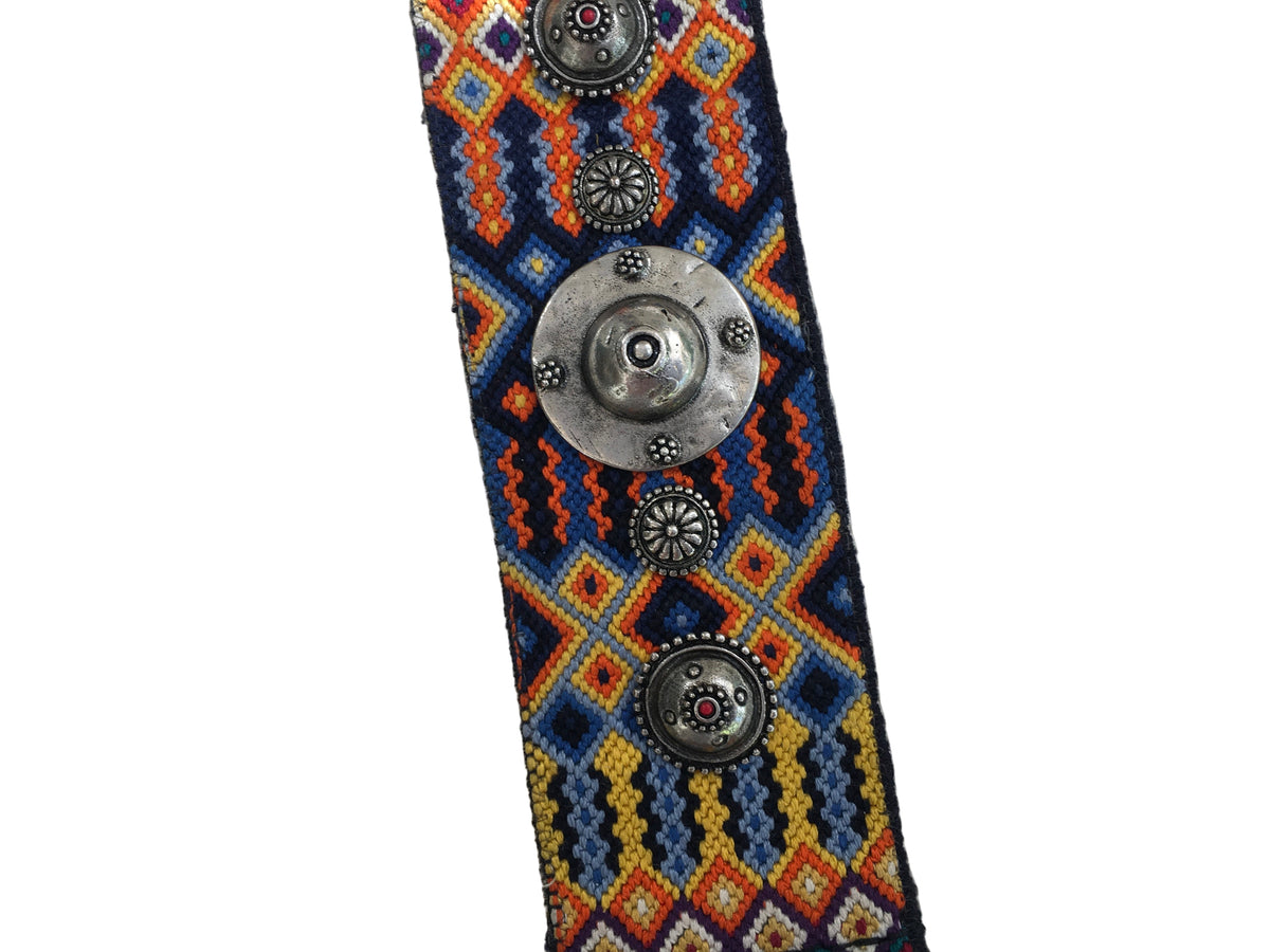 Christian Dior Limited Edition Canvas Studded Bohemian-Inspired Shoulder Strap ladies