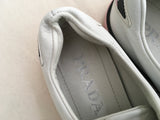 PRADA White Leather Sneakers Trainers Shoes 36 UK 3 US 6 ladies