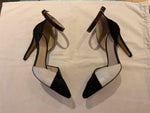 CLUB MONACO Black & White Calfskin Heel Shoes Size 38.5 UK 5.5 US 8.5 ladies