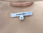 Carven Peach Wool Blend Blazer Jacket Coat FR 34 UK 6 US 2 XXS Ladies