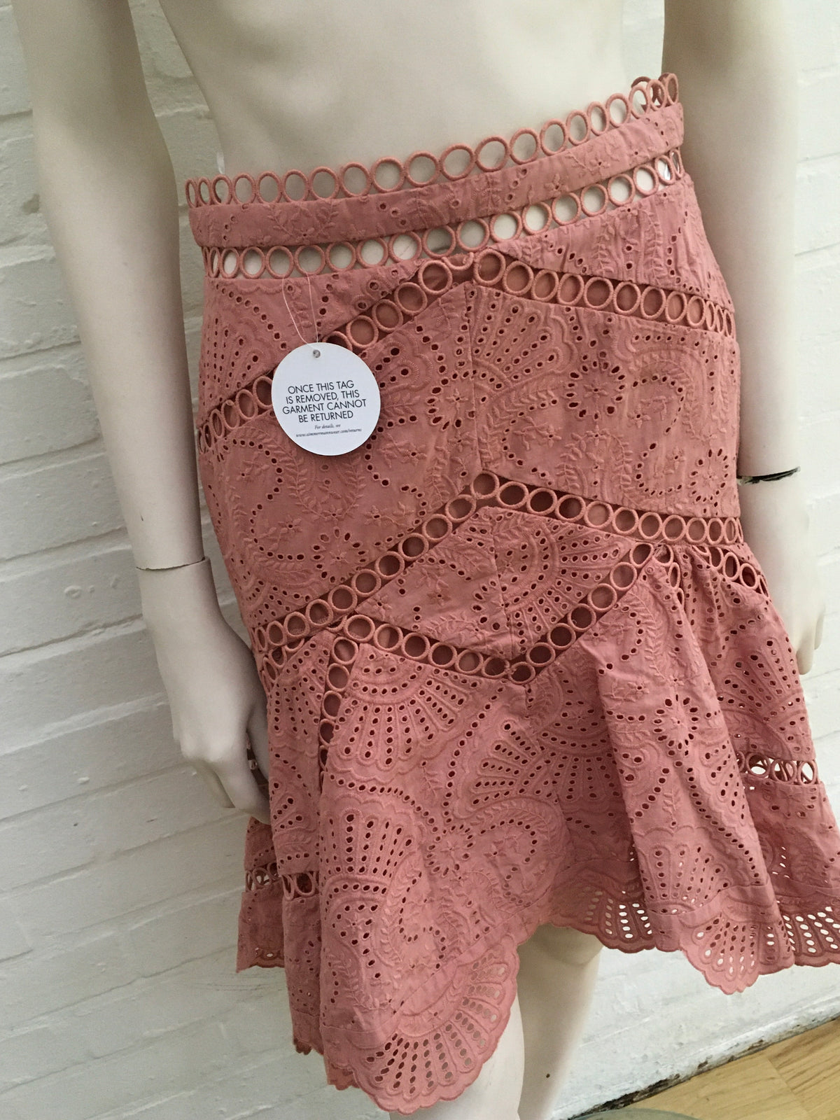 ZIMMERMANN Jasper Fan Skirt Size 1 UK 10 US 6 FR 38 Ladies