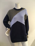 SELF-PORTRAIT Colour Block Knit Jumper Sweater Size M medium ladies