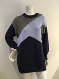 SELF-PORTRAIT Colour Block Knit Jumper Sweater Size M medium ladies