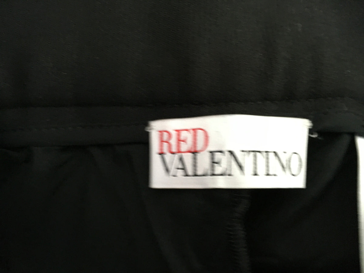 RED VALENTINO BLACK CULLOT WITH BELT DETAIL PANTS TROUSERS SIZE I 38 Ladies