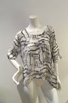 American Vintage Silk Marble Patterned Top Size S SMALL ladies