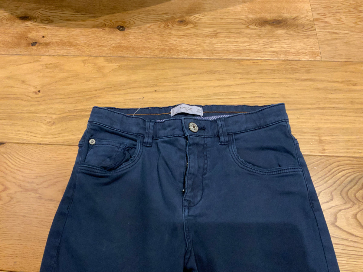 Mango Kids MNG navy denim jeans Size 11-12 years old 152 cm ladies