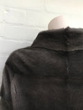Hockley Scandinavian Sapphire Mink SAGA FUR Jacket Coat Size S Small Ladies