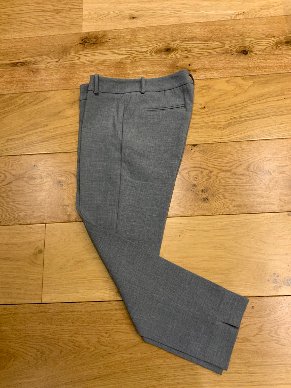 ROSSO 35 GENEVA Women's Grey Office Pants Trousers Size I 40 US 4 UK 8 ladies