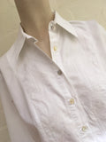 BOUTIQUE HAWES & CURTIS LONG SLEEVE BUTTON-UP SHIRT UK 10 ladies
