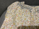 BONPOINT FLORAL LIBERTY PRINT HAND EMBROIDERED BLOUSE SIZE 6 YEARS children