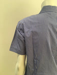 McKenzy Blue Gingham Shirt Size 44 UK 12 US 8 L LARGE ladies