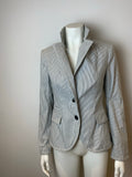 ZARA PIN STRIPED TWO BUTTONS BLAZER JACKET SIZE M MEDIUM MOST WANTED ladies