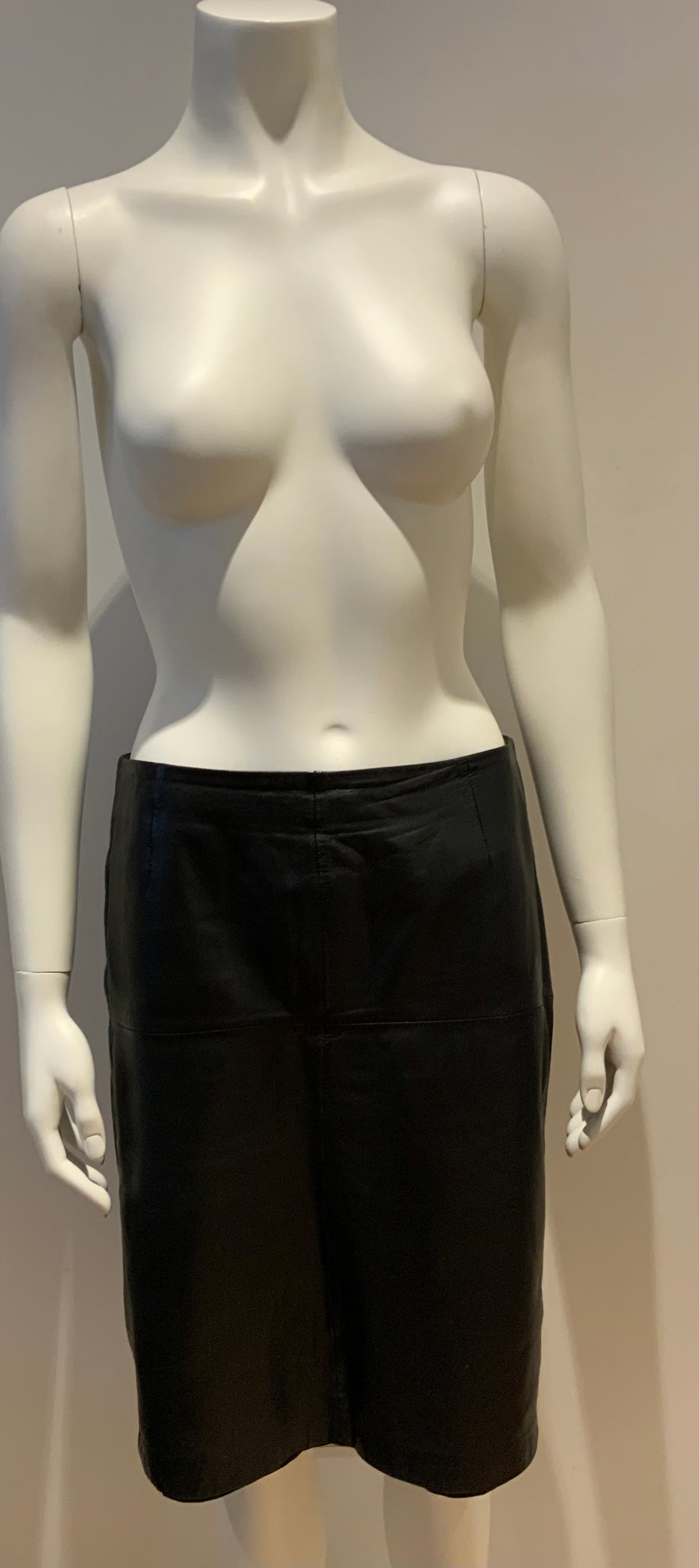 MOST WANTED Boss HUGO BOSS Black Leather Pencil Skirt D 36 UK 8 US 4 I 40 ladies