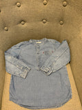 COS Boys' blue jeans denim tunic shirt Size 110 children
