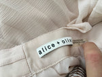 Alice + Olivia Essie pleated georgette midi skirt Ladies