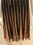 MISSONI Pleated Metallic Knit Dress I 44 UK 12 US 8 ladies