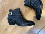 HUSH Amelia Studded Leather Boots SIZE 40 UK 7 US 10 ladies