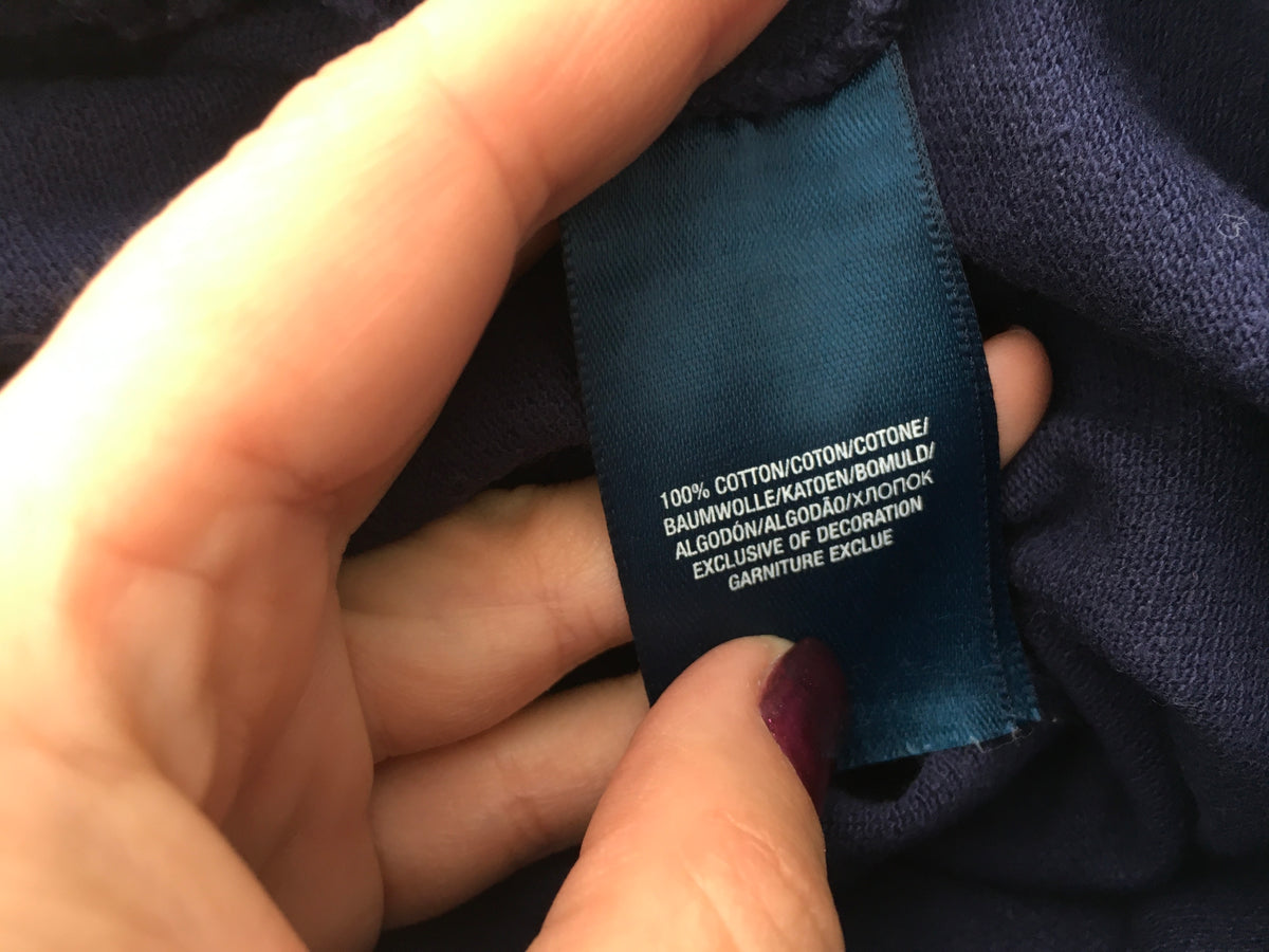 Ralph Lauren Polo Big Pony Girl’s Navy Dress Size M 8-10 Years Children
