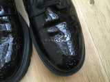 PRADA Brogue Patent Leather Oxfords Shoes 38 UK 5 US 8 ladies