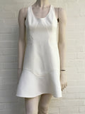 Alexander Wang - Tailored Bodice A-line Dress In White US 4 UK 8 S SMALL ladies