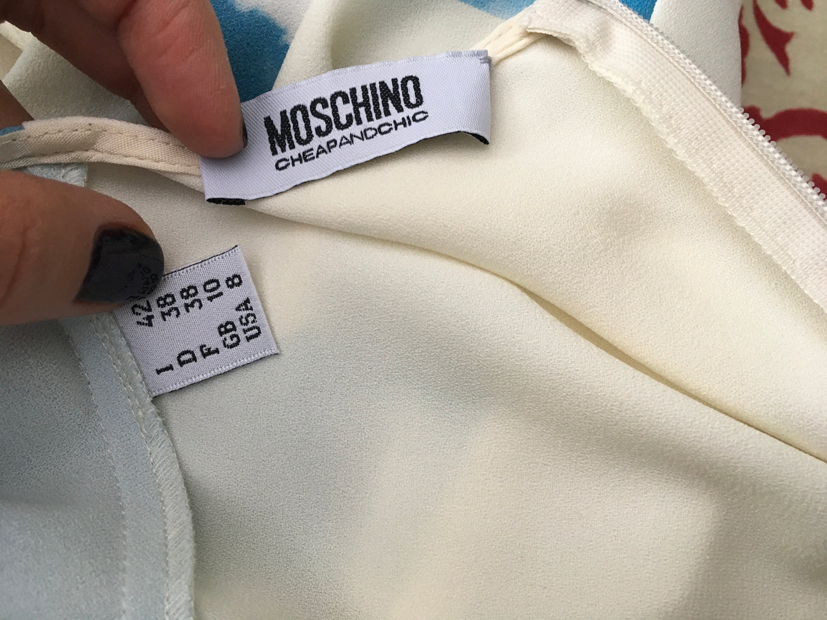 Moschino Clouds Heart Print Top Ladies