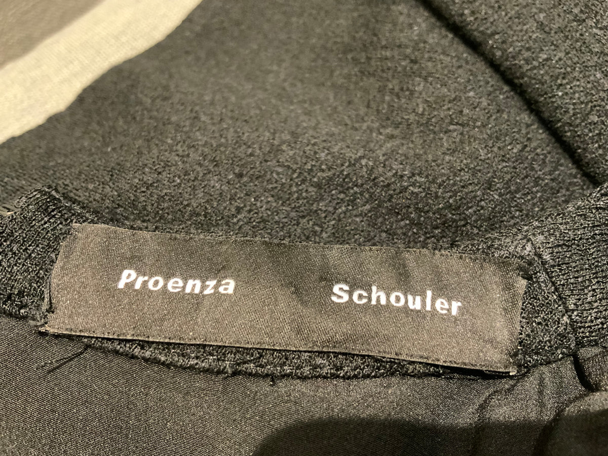 Proenza Schouler Wool Blend Twisted Mini Dress Size XS ladies