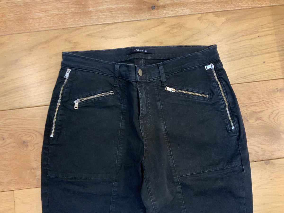 MOST WANTED J BRAND Black Genesis Mid Utility Skinny Jeans SIZE 30 ladies