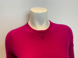 Ralph Lauren Pure Cashmere Fuchsia Jumper Sweater Size M medium ladies