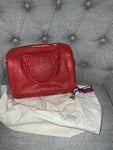 TORY BURCH Kelsey Middy Satchel in Poppy Red Bag Handbag ladies