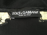 DOLCE & GABBANA Vintage Lace Insert Top Ladies