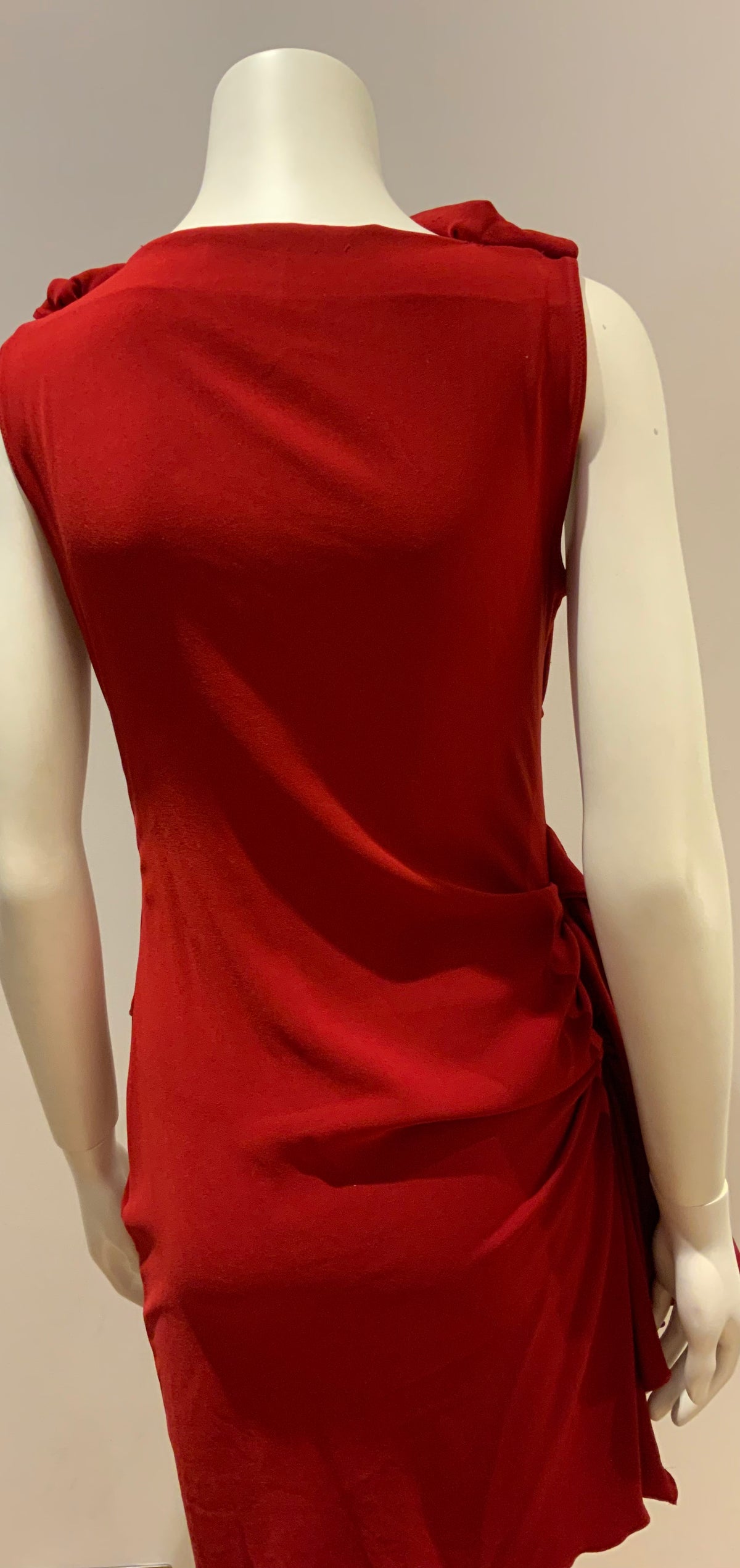 LANVIN 10 years Collection Runaway Iconic Red Dress SZ S small ladies