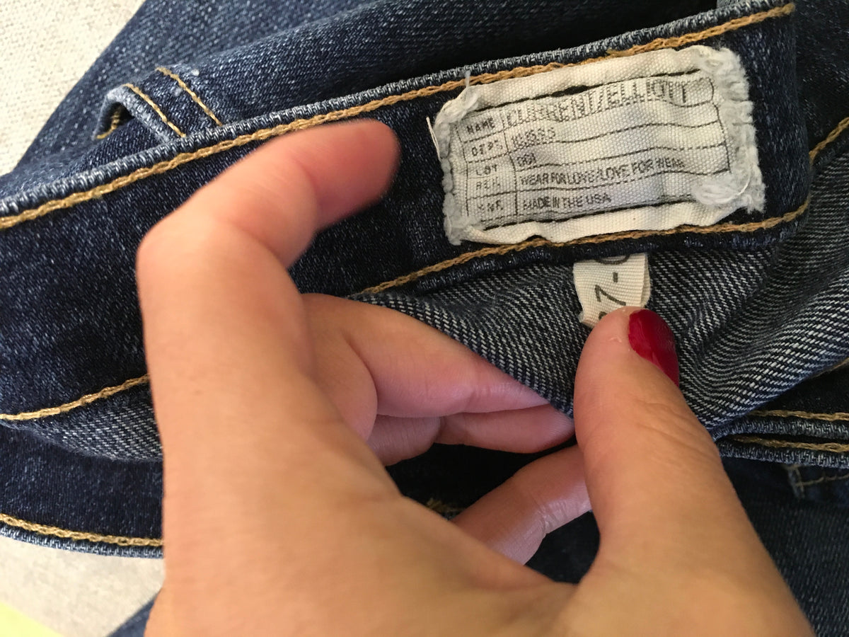 Current/Elliott Current Elliott The Ankle Skinny Jeans Denim Size 27 ladies