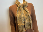JOSEPH Women’s Cashmere & Wool Knit Cardigan Rabbit Fur Scarf Size M medium ladies