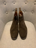 Made in England Loake Chatsworth suede dark brown boots Size 10 MOST WANTED men