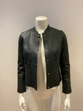 MASSIMO DUTTI Leather JACKET SIZE XS ladies