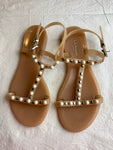 L.K. Bennett London Freja Jelly Pearls Embellished Sandals Size UK 2 US 5 EU 35 ladies