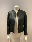 MASSIMO DUTTI Leather JACKET SIZE XS ladies