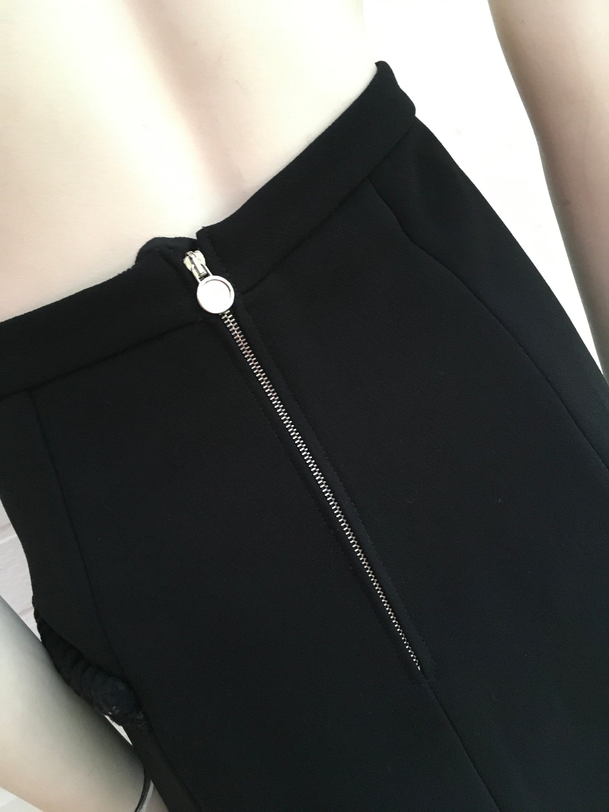 CARVEN ASYMMETRIC BLACK EMBELLISHED SKIRT SIZE F 34 ladies