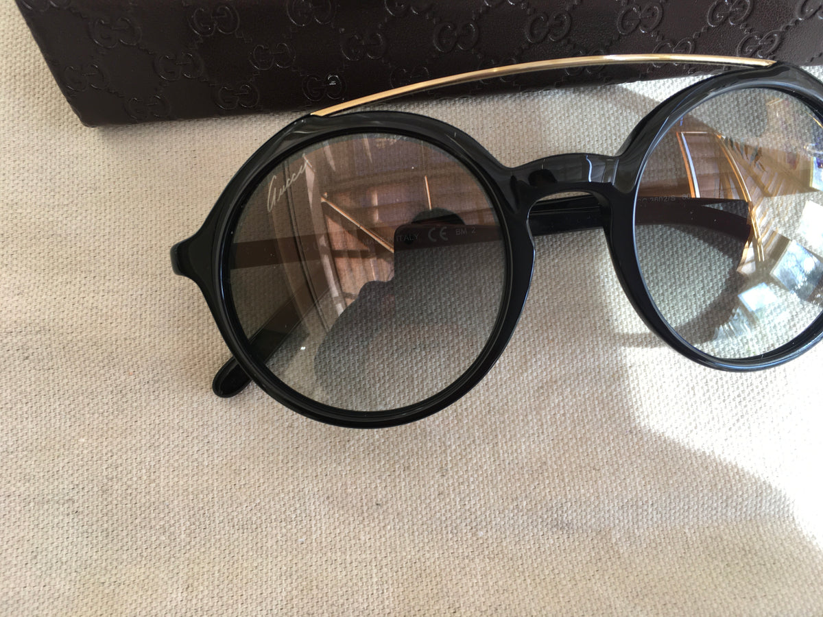 Gucci GG 3602 S GG3602/S Round Sunglasses Black Runaway Unisex